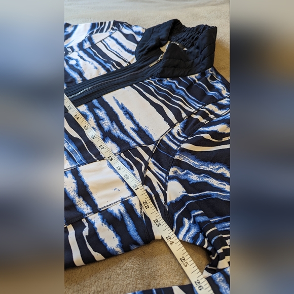 Bylyse blue/white striped lightweight Nylon jacket XXL - Picture 7 of 8